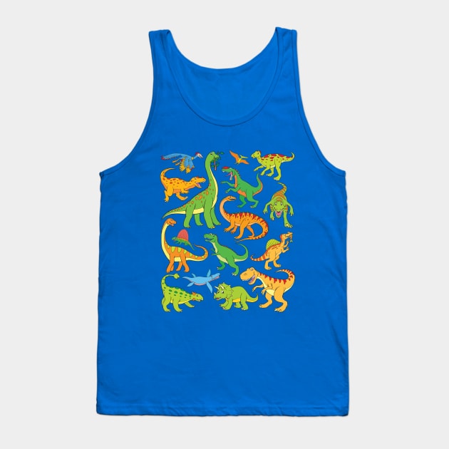 Dinosaur Design for Kids Tank Top by samshirts